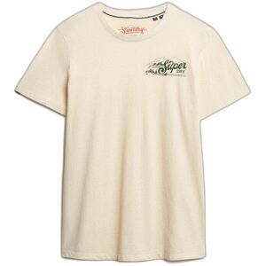 T-shirt Superdry Lo-fi Outdoors Relaxed Beige M Male T-shirt Superdry Lo-fi Outdoors Relaxed Beige M Male