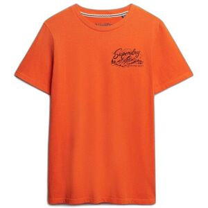 T-shirt Superdry Lo-fi Outdoors Relaxed Rouge M Male T-shirt Superdry Lo-fi Outdoors Relaxed Rouge M Male