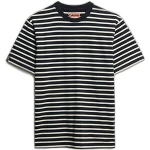 Striped T-shirt Superdry Merchant Noir 2XL Male Striped T-shirt Superdry Merchant Noir 2XL Male