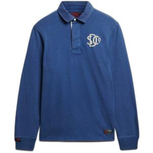 Long sleeve polo shirt Superdry Vintage Athletic Bleu 2XL Male Long sleeve polo shirt Superdry Vintage Athletic Bleu 2XL Male