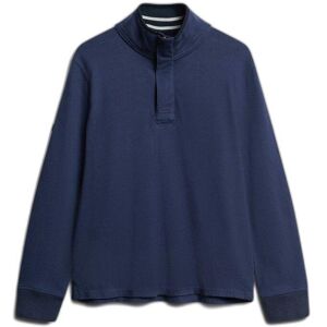 Long sleeve polo shirt Superdry Cotton Classics Jersey Henley Bleu 2XL Male Long sleeve polo shirt Superdry Cotton Classics Jersey Henley Bleu 2XL Male