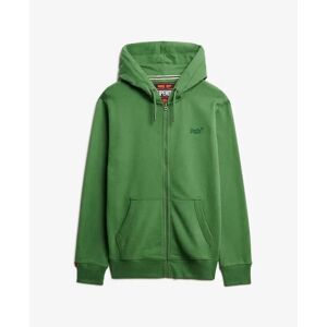 Essential logo zip-up hoodie Superdry Vert M Male Essential logo zip-up hoodie Superdry Vert M Male