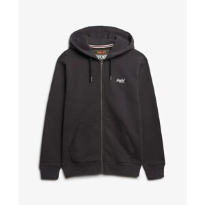 Essential logo zip-up hoodie Superdry Noir 2XL Male Essential logo zip-up hoodie Superdry Noir 2XL Male
