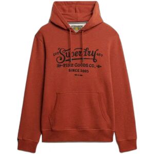 Hooded sweatshirt Superdry Outdoor Co Orange 2XL Male Hooded sweatshirt Superdry Outdoor Co Orange 2XL Male