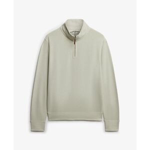 Classic trucker collar sweatshirt Superdry Essential Blanc 2XL Male Classic trucker collar sweatshirt Superdry Essential Blanc 2XL Male