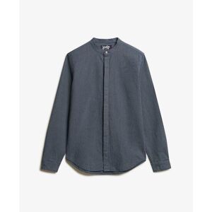 Indigo shirt with a Tunisian collar Superdry The Merchant Store Bleu XL Male Indigo shirt with a Tunisian collar Superdry The Merchant Store Bleu XL Male