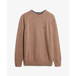 Wool blend jumper Superdry Marron XL Male Wool blend jumper Superdry Marron XL Male