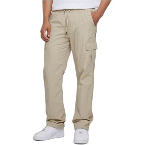 Straight-leg nylon cargo Trousers Urban Classics Beige M Male Straight-leg nylon cargo Trousers Urban Classics Beige M Male