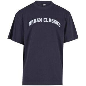 T-shirt Urban Classics College Logo Tall Bleu 4XL Male T-shirt Urban Classics College Logo Tall Bleu 4XL Male