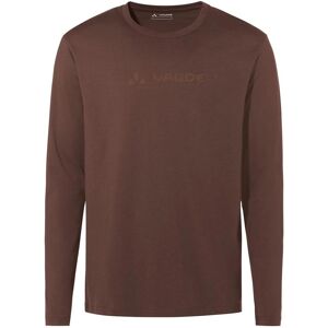 Long sleeve T-shirt VAUDE Logo Marron M Male Long sleeve T-shirt VAUDE Logo Marron M Male