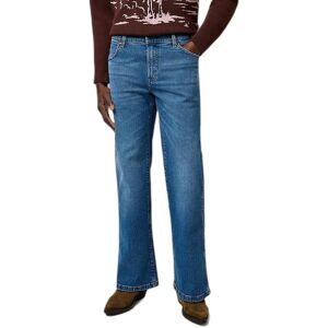 Loose Bootcut Jeans Wrangler Bleu 32x30 Male Loose Bootcut Jeans Wrangler Bleu 32x30 Male