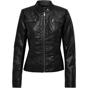Leather jacket woman Only Bandit imitation cuir biker Noir 38 Female Leather jacket woman Only Bandit imitation cuir biker Noir 38 Female