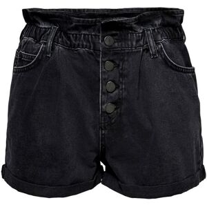 Women's denim shorts Only Cuba life paperbag Noir S Female Women's denim shorts Only Cuba life paperbag Noir S Female