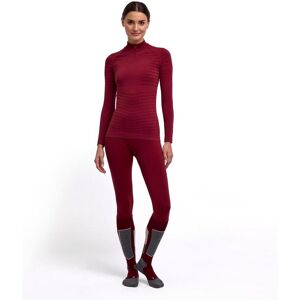 Women's long-sleeve zip-neck T-shirt Falke Maximum Warm Rouge M Female Women's long-sleeve zip-neck T-shirt Falke Maximum Warm Rouge M Female