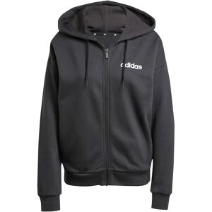 Women's zip-up hoodie adidas Essentials Linear Noir XS Female Women's zip-up hoodie adidas Essentials Linear Noir XS Female