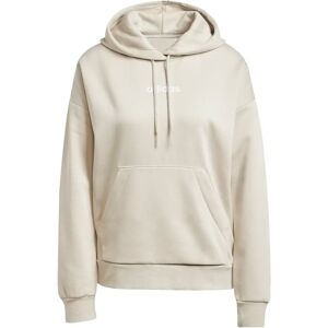 Women's hooded sweatshirt adidas Essentials Linear Fleece Beige 2XL Female Women's hooded sweatshirt adidas Essentials Linear Fleece Beige 2XL Female