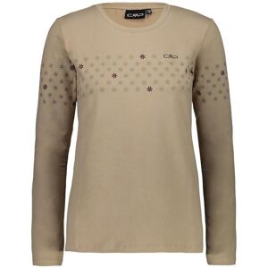 Women's long sleeve T-shirt CMP Beige S Female Women's long sleeve T-shirt CMP Beige S Female