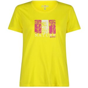 Women's T-shirt CMP Jaune 2XL Female Women's T-shirt CMP Jaune 2XL Female
