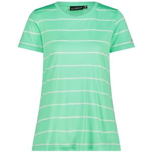 Women's striped round neck T-shirt CMP Vert 2XS Female Women's striped round neck T-shirt CMP Vert 2XS Female