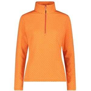 Half zip sweatshirt woman CMP Orange M Female Half zip sweatshirt woman CMP Orange M Female