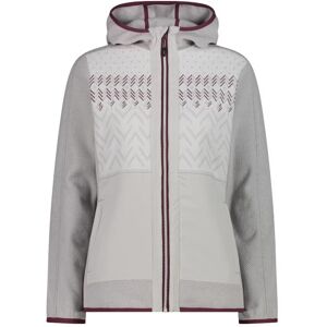 Women's hooded fleece CMP Gris L Female Women's hooded fleece CMP Gris L Female