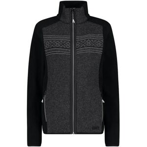Women's zipped fleece CMP Arctic Oeko-Tex® Noir M Female Women's zipped fleece CMP Arctic Oeko-Tex® Noir M Female