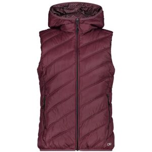Women's sleeveless hooded down jacket CMP Rouge 2XL Female Women's sleeveless hooded down jacket CMP Rouge 2XL Female