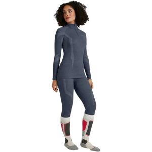 Women's long sleeve T-shirt Falke Wool-Tech Bleu XL Female Women's long sleeve T-shirt Falke Wool-Tech Bleu XL Female