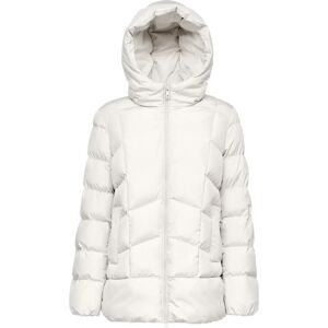 Women's Geox Anylla Hooded Puffer Blanc 44 Female Women's Geox Anylla Hooded Puffer Blanc 44 Female