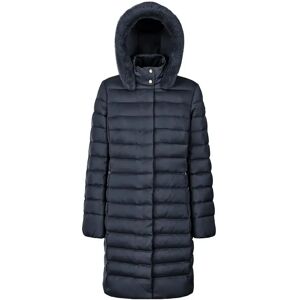 Women's long Puffer jacket Geox Bettanie Bleu 48 Female Women's long Puffer jacket Geox Bettanie Bleu 48 Female