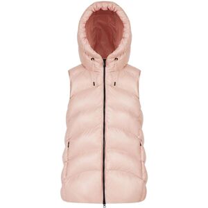Women's sleeveless hooded down jacket Geox Bleyze Rose 44 Female Women's sleeveless hooded down jacket Geox Bleyze Rose 44 Female