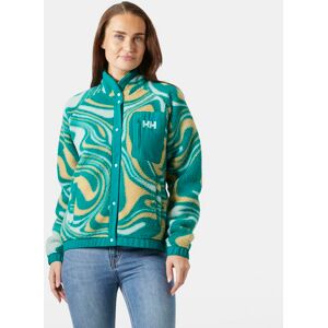 Woman sweater Helly Hansen Imperial Printed Pile Snap Bleu XL Female Woman sweater Helly Hansen Imperial Printed Pile Snap Bleu XL Female