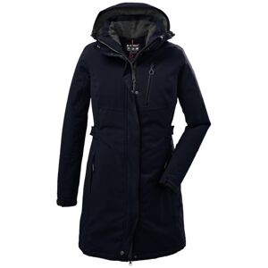 Women's hooded waterproof jacket Killtec Kow 165 Bleu 46 Female Women's hooded waterproof jacket Killtec Kow 165 Bleu 46 Female
