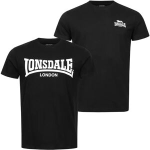 T-shirt Lonsdale Piddinghoe Noir S Unisex T-shirt Lonsdale Piddinghoe Noir S Unisex
