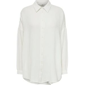 Woman's shirt Only Thyra oversized Blanc M Female Woman's shirt Only Thyra oversized Blanc M Female