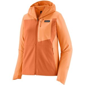 Women's hooded sweatshirt Patagonia R1 CrossStrata Orange XS Female Women's hooded sweatshirt Patagonia R1 CrossStrata Orange XS Female