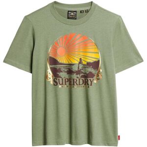 Women's T-shirt Superdry Travel Souvenir Vert S Female Women's T-shirt Superdry Travel Souvenir Vert S Female