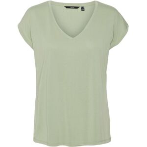 Women's v-neck T-shirt Vero Moda Filli Vert M Female Women's v-neck T-shirt Vero Moda Filli Vert M Female