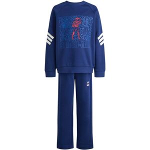Kids' sweatshirt and trousers set adidas Marvel Spider-Man Bleu 5/6 years Unisex Kids' sweatshirt and trousers set adidas Marvel Spider-Man Bleu 5/6 years Unisex
