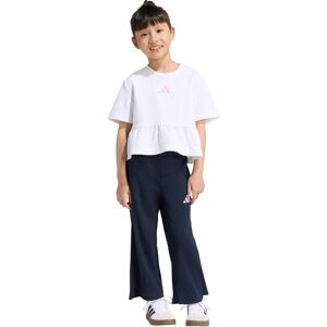 Girls' t-shirt and trouser set adidas Seasonals Blanc 5/6 years Female Girls' t-shirt and trouser set adidas Seasonals Blanc 5/6 years Female