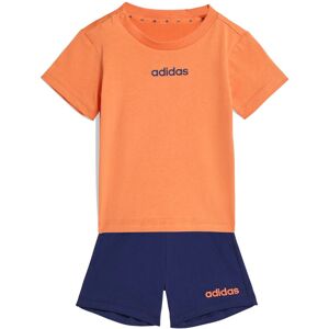 Baby t-shirt and shorts set adidas Essentials Orange 2/3 years Unisex Baby t-shirt and shorts set adidas Essentials Orange 2/3 years Unisex
