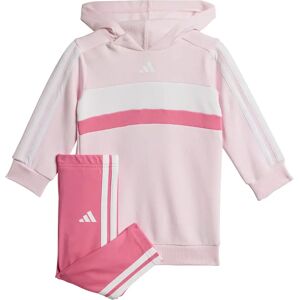 Baby girl tracksuit adidas Essentials Tiberio 3-Stripes Rose 3/6 monthes Female Baby girl tracksuit adidas Essentials Tiberio 3-Stripes Rose 3/6 monthes Female