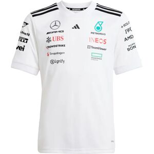 Children's jersey adidas Mercedes - AMG Petronas Formula One Team Driver Blanc 9/10 years Unisex Children's jersey adidas Mercedes - AMG Petronas Formula One Team Driver Blanc 9/10 years Unisex