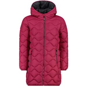 Long hooded puffer jacket for girls CMP Rouge 4 years Female Long hooded puffer jacket for girls CMP Rouge 4 years Female