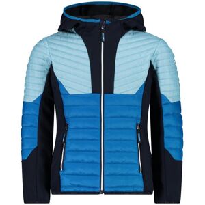 Hybrid hooded puffer jacket for girls CMP Bleu 6 years Female Hybrid hooded puffer jacket for girls CMP Bleu 6 years Female