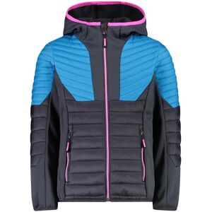 Hybrid hooded puffer jacket for girls CMP Gris 4 years Female Hybrid hooded puffer jacket for girls CMP Gris 4 years Female