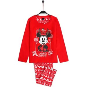 Girls' long-sleeved Christmas pyjamas Disney Mickey Rouge 14 years Female Girls' long-sleeved Christmas pyjamas Disney Mickey Rouge 14 years Female