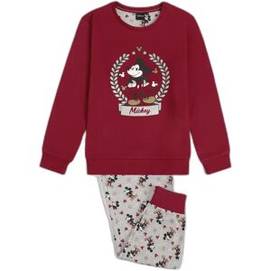 Girls' long-sleeve pyjamas Disney King Mickey Rouge 8 years Female Girls' long-sleeve pyjamas Disney King Mickey Rouge 8 years Female