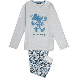 Girls' long-sleeve pyjamas Disney Mickey Jeans Gris 8 years Female Girls' long-sleeve pyjamas Disney Mickey Jeans Gris 8 years Female