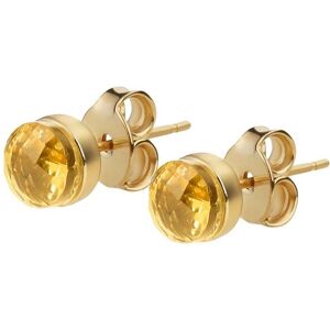 Citrine stone earrings for women Sloya Aurora Jaune 1.8 cm Female Citrine stone earrings for women Sloya Aurora Jaune 1.8 cm Female